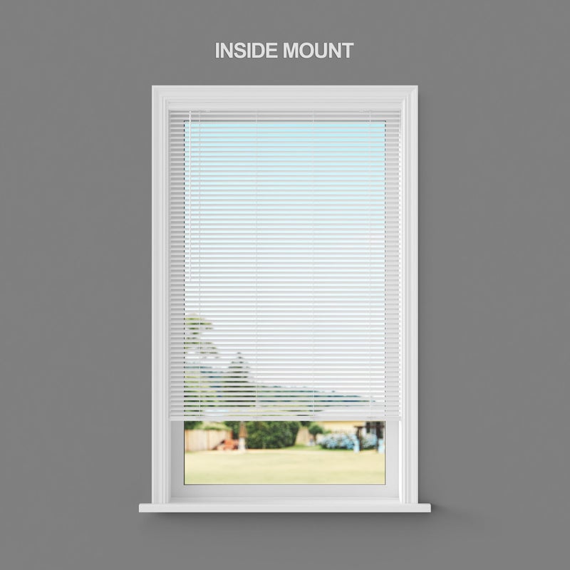 Lumino Room Darkening Cordless Mini Blind - 29" W x 64" L - White, Over 1,400 Custom Sizes Starting at 9.97, Durable 1" Vinyl Slats, Smooth Lift Operation, Horizontal Window Shades by Lumino - Image 4